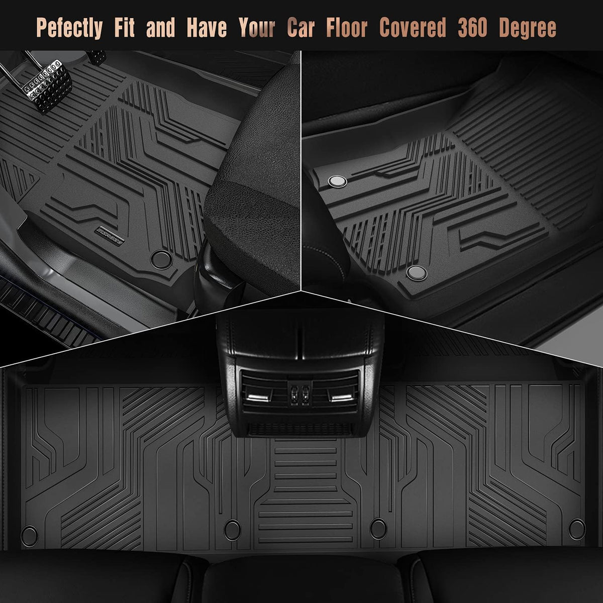 TPE All-Weather Custom Fit Car Floor Mats P96298