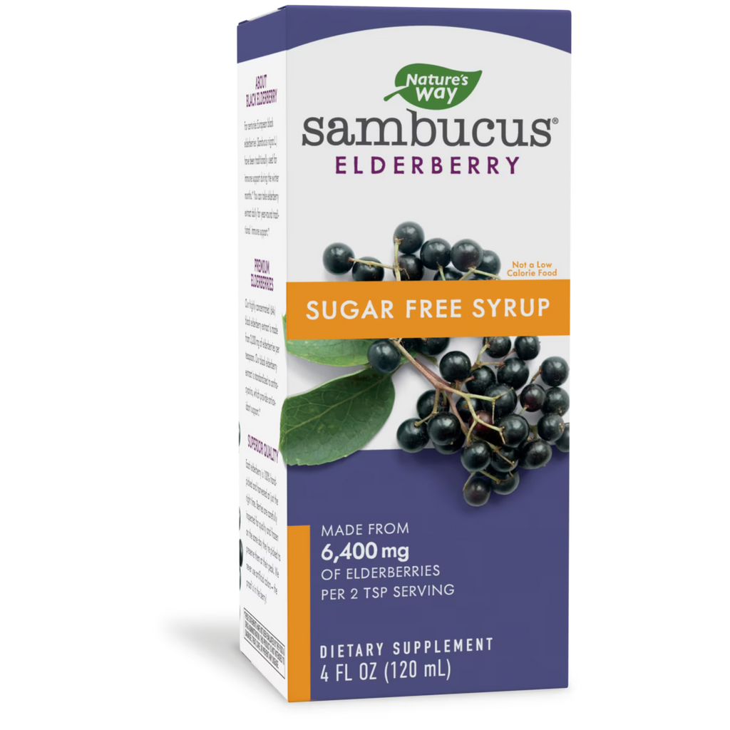 Sugar-Free Elderberry Syrup, 4 fl oz B100