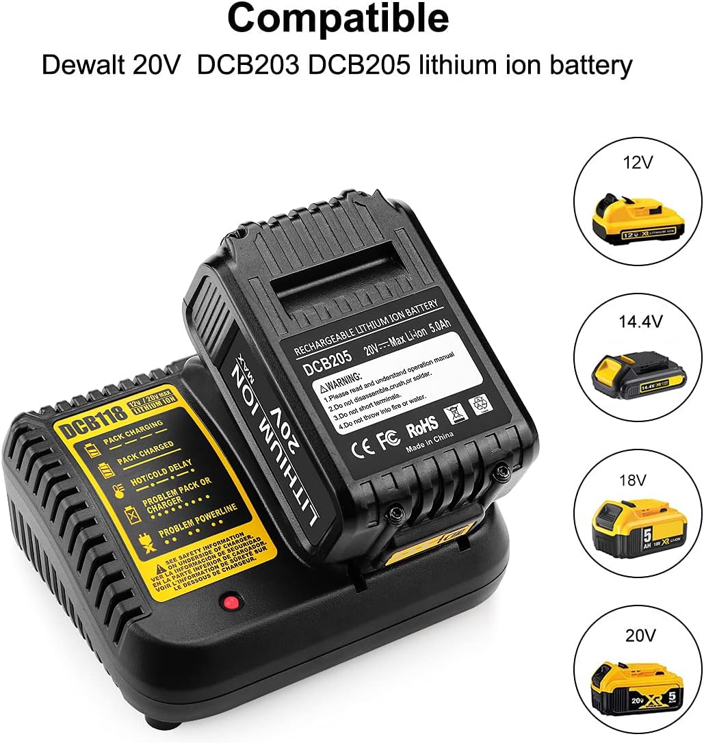 2 Pack 20V MAX Lithium Battery and Charger R25651