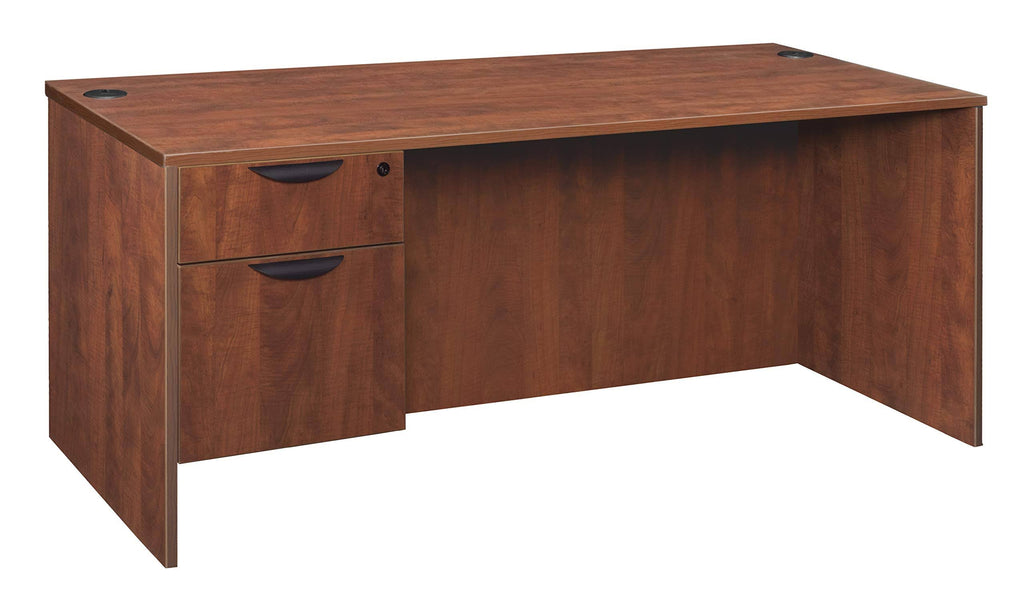 Cherry Single Pedestal Desk F97347