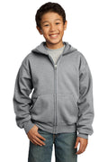 Youth Core Fleece Full-Zip Hooded Sweatshirt U27286