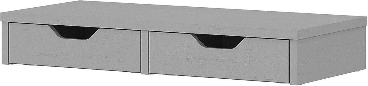 Desktop Organizer with Drawers, Cape Cod Gray G544