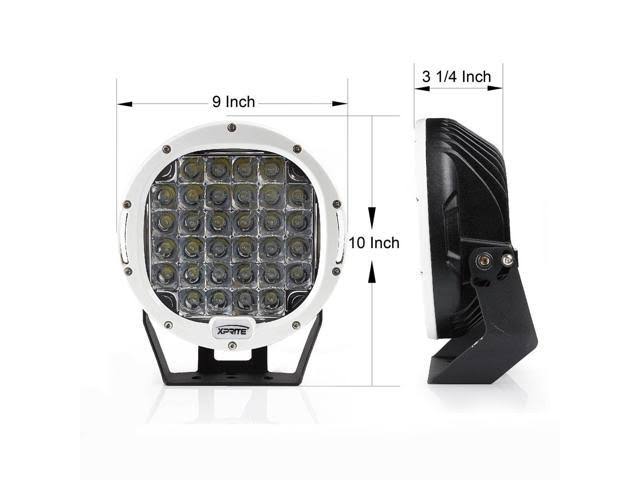 White 96W 9x22 Round Spot LED Offroad Light V548086