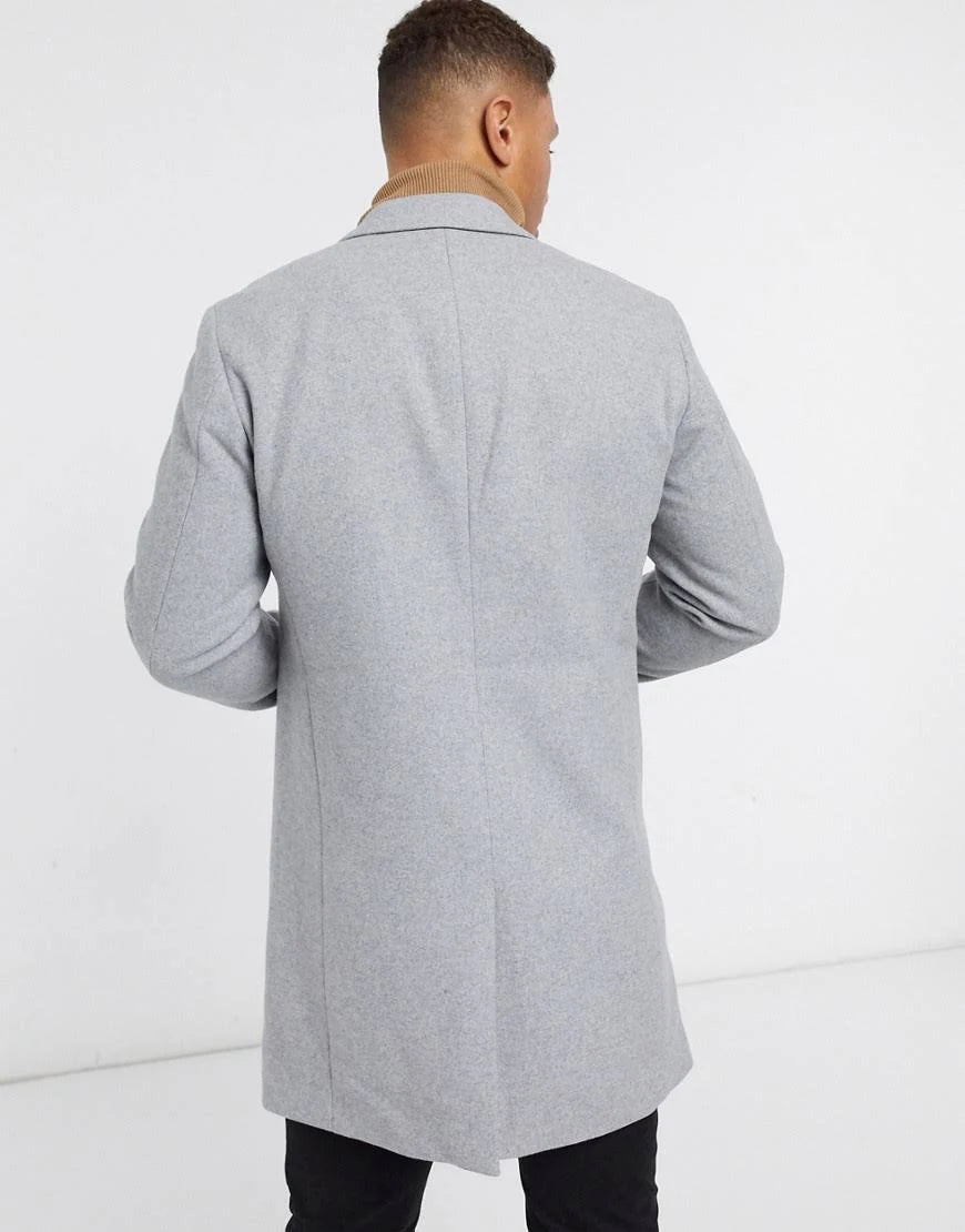 Light Gray Overcoat S65627