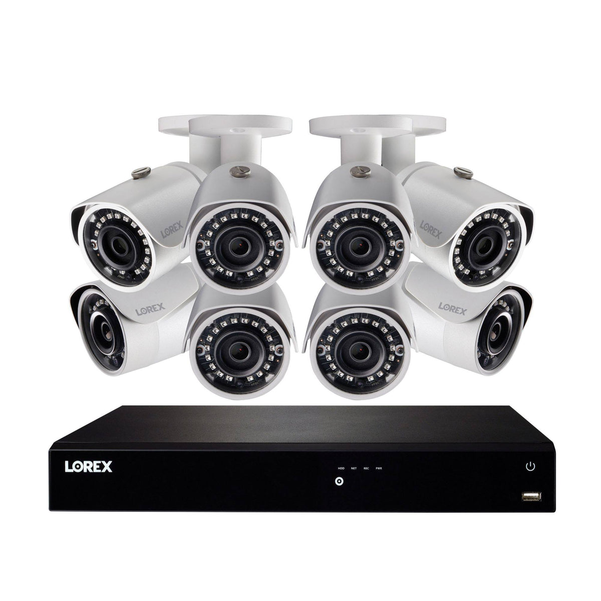 16-Channel 8-Camera 5MP Security System with 2TB HDD NVR B379