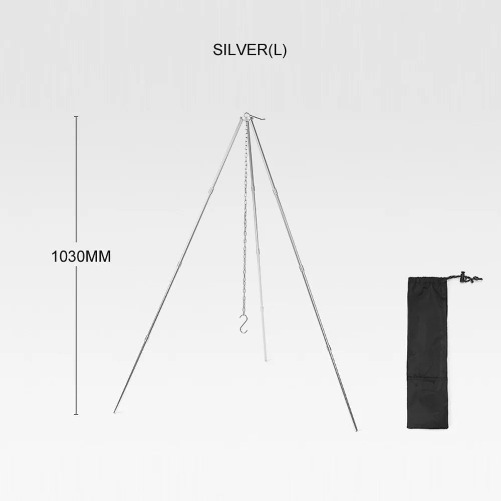 Detachable Campfire Tripod Bonfire Rack H997