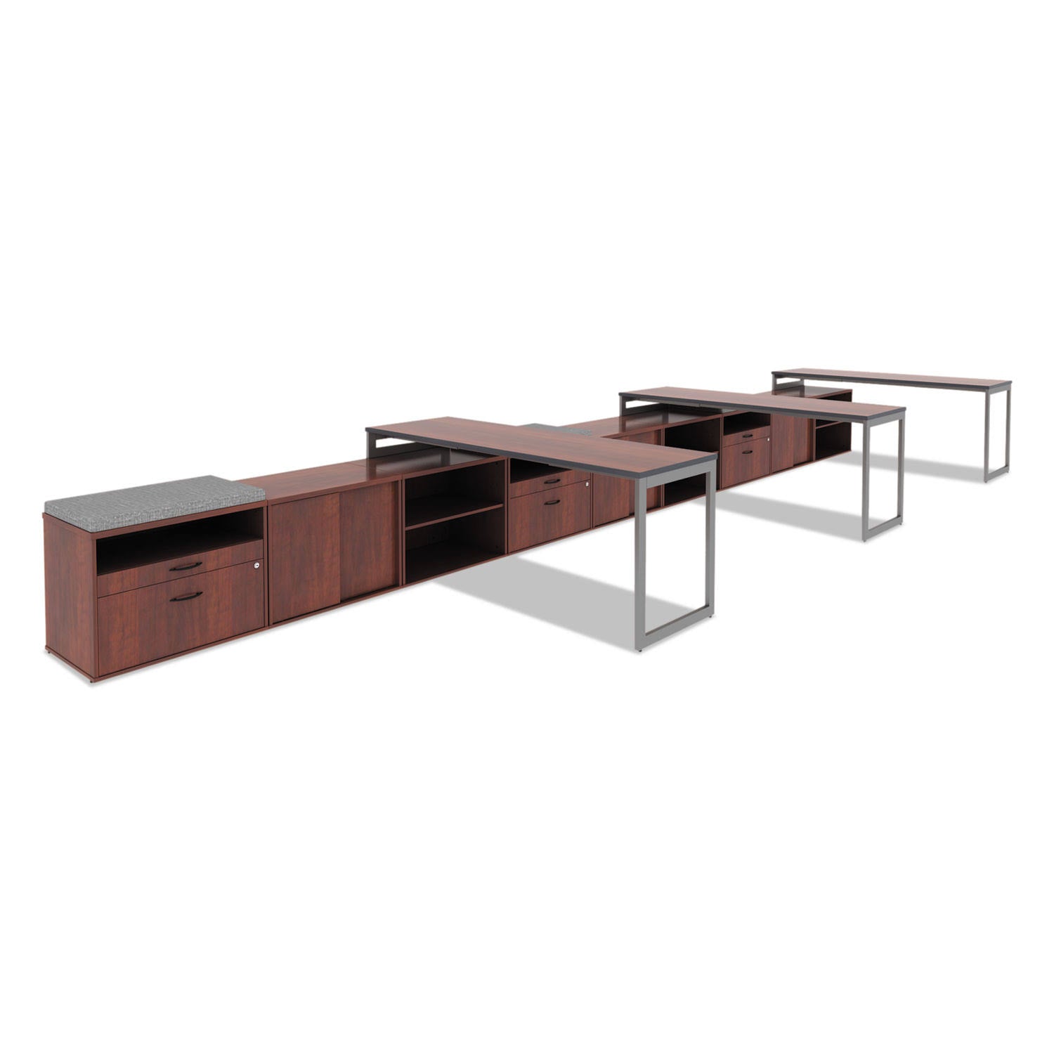 Cherry Low File Cabinet Credenza K667626
