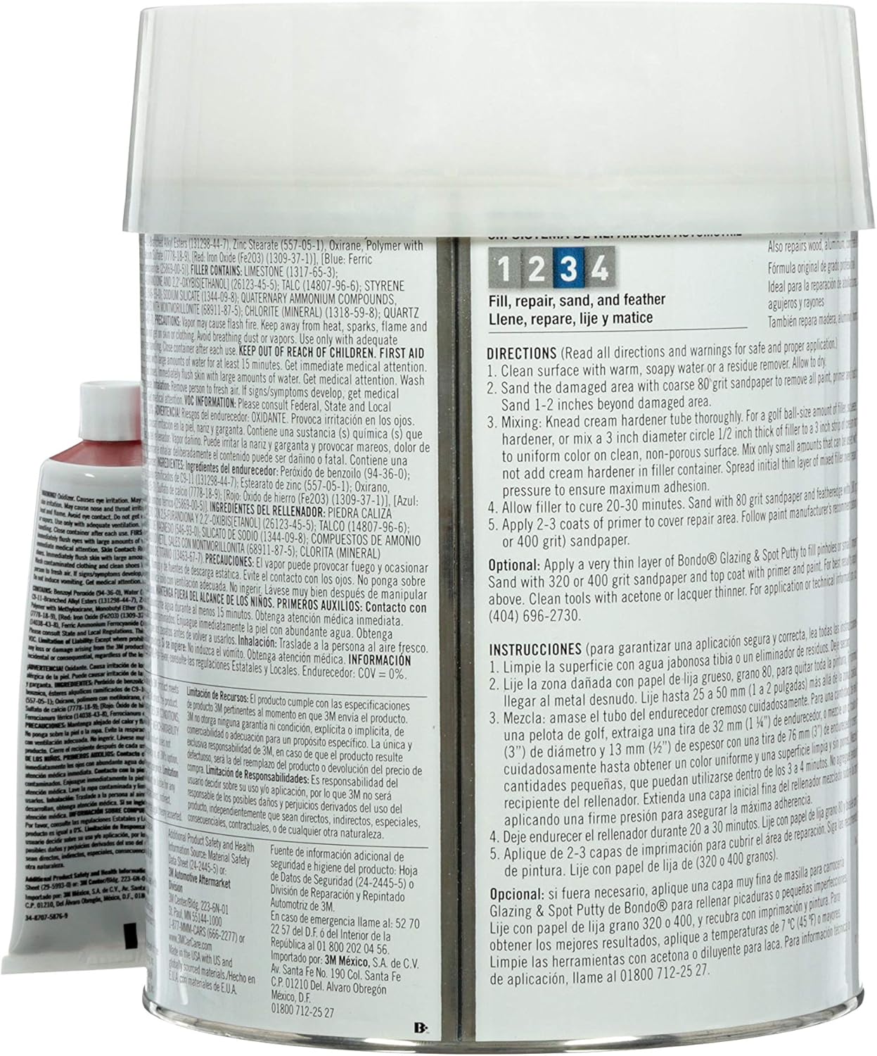 Lightweight Filler Can - 1 Gallon Pack of 2 G781