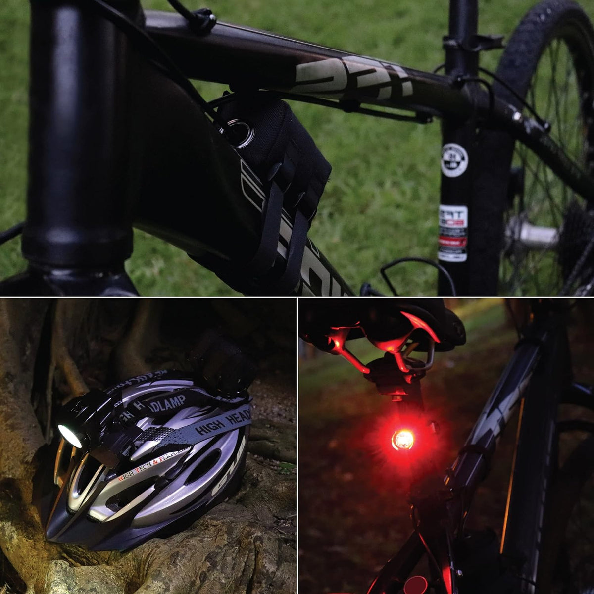 Rechargeable Mountain, Road Bike Headlight with 6400mAh Battery P91715