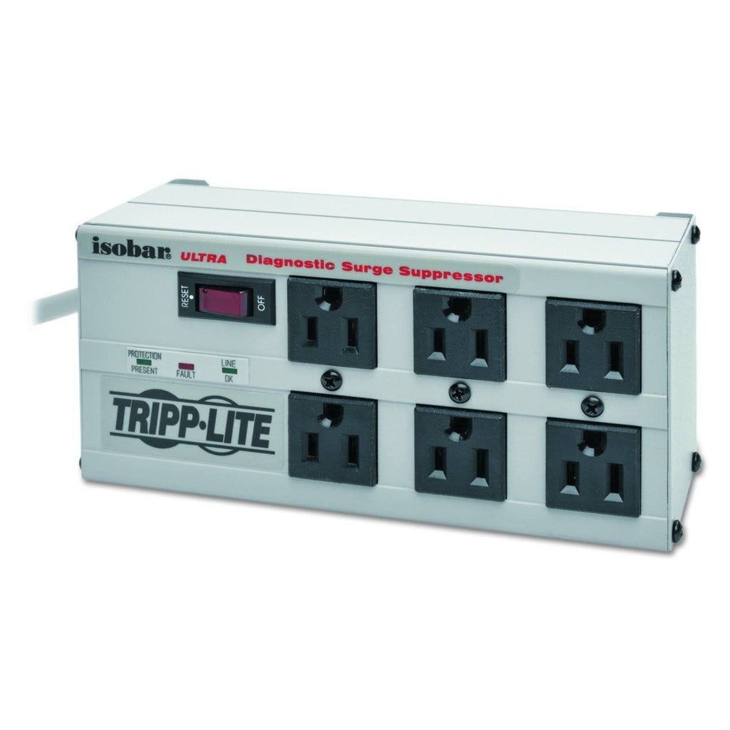 6 Outlet Surge Protector Power Strip 6ft Cord K794294