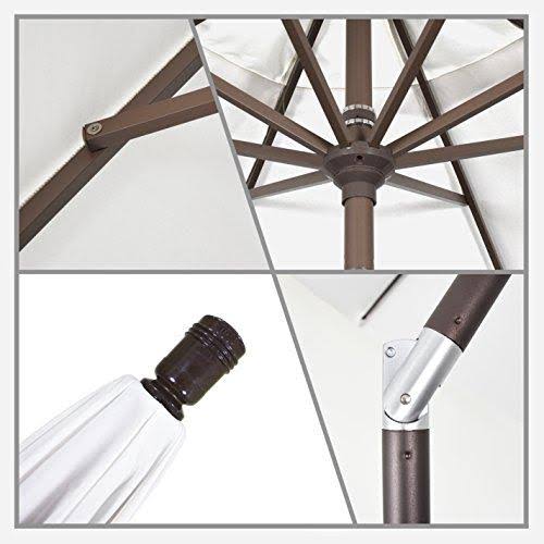 Bronze Aluminum Market Umbrella Auto Tilt U92290