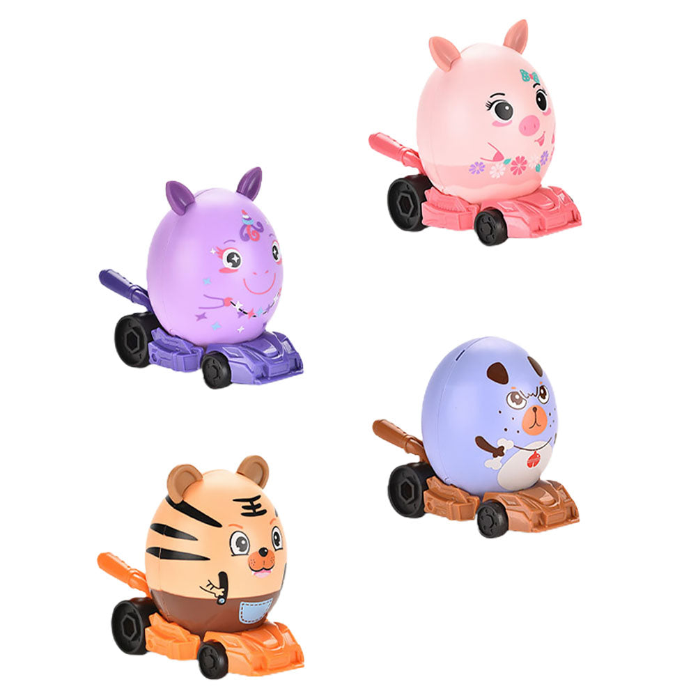 4pcs DIY Assembled Toys Car Toys Blind Box Toys Surprise Egg N621907