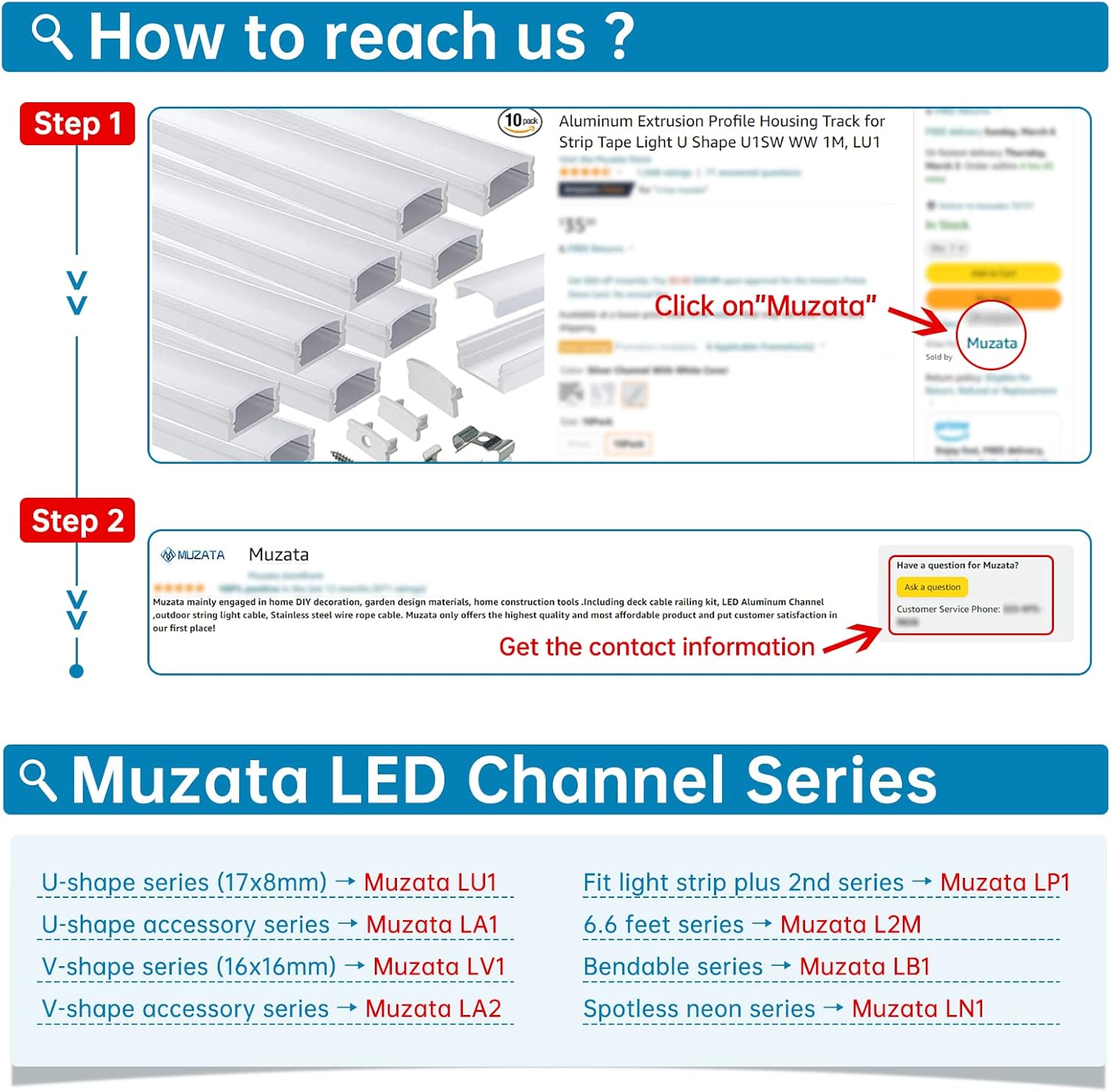 40Pack 3.3FT LED Channel System with Milky White Cover Lens, Silver Aluminum Extrusion Profile Housing Track L5823
