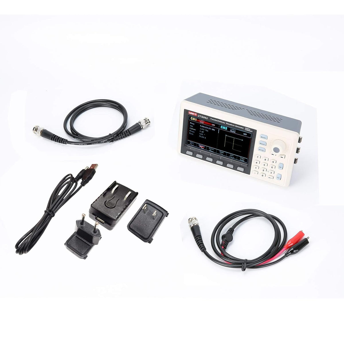 Function Generator Arbitrary Waveform 60 MHz Dual-Channel 200MSa/s 14 Bits Frequency Meter M379