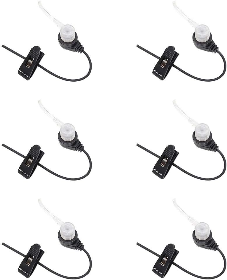 Transparent Security Headsets with PTT/VOX (4-Pack) L338