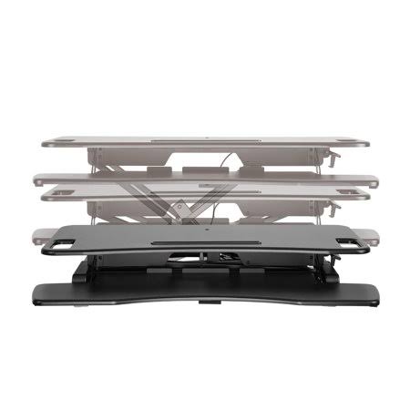 2-Tier Height Adjustable Standing Desk Converter Z545884