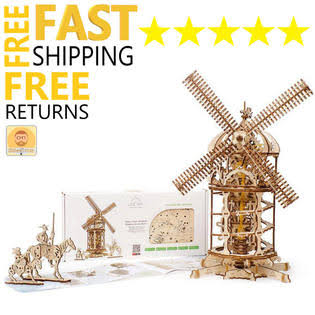 3D Puzzle Mechanical Tower Windmill W613