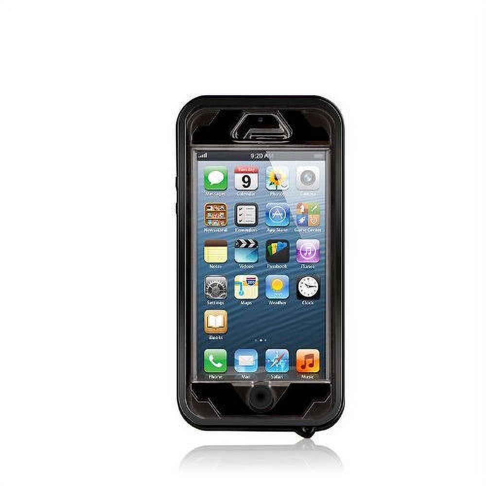 Black Clear TPU Hard Case for iPhone 5 5S S680519