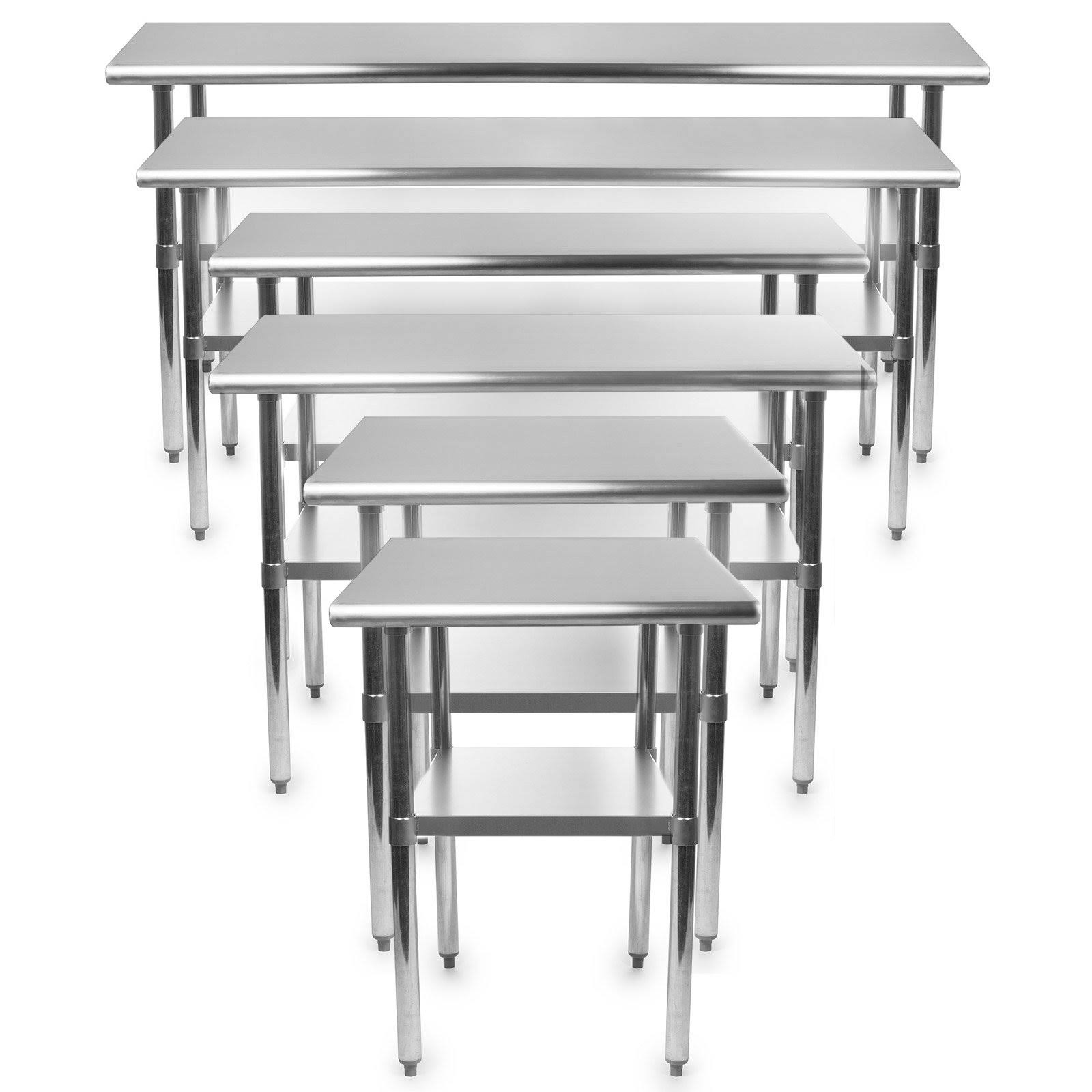 NSF Stainless Steel Commercial Kitchen Work Table Q481