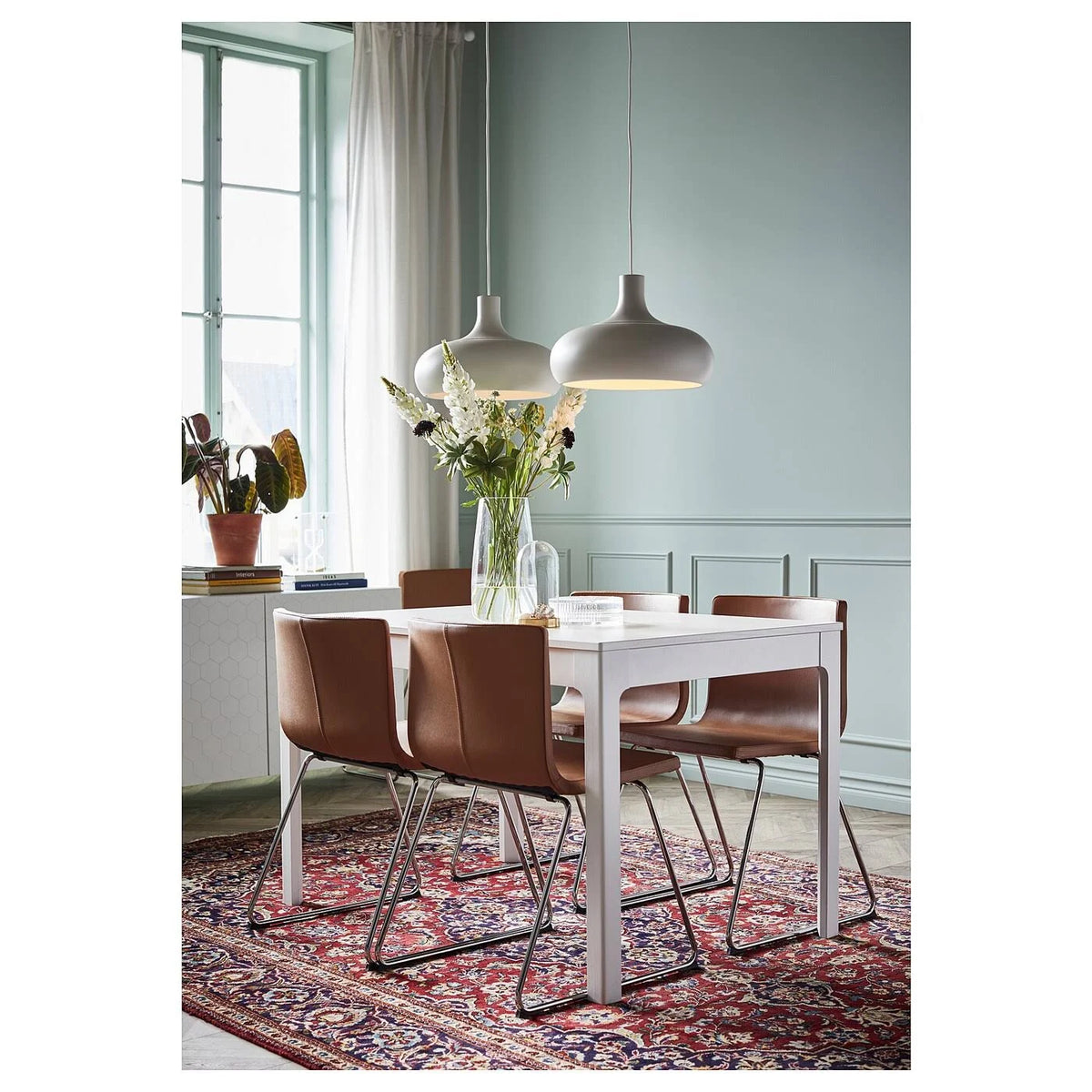Chrome Plated Mjuk Golden Brown Chair I78708