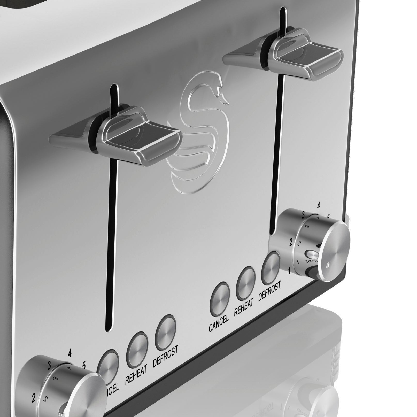 Black 4 Slice Toaster M29455