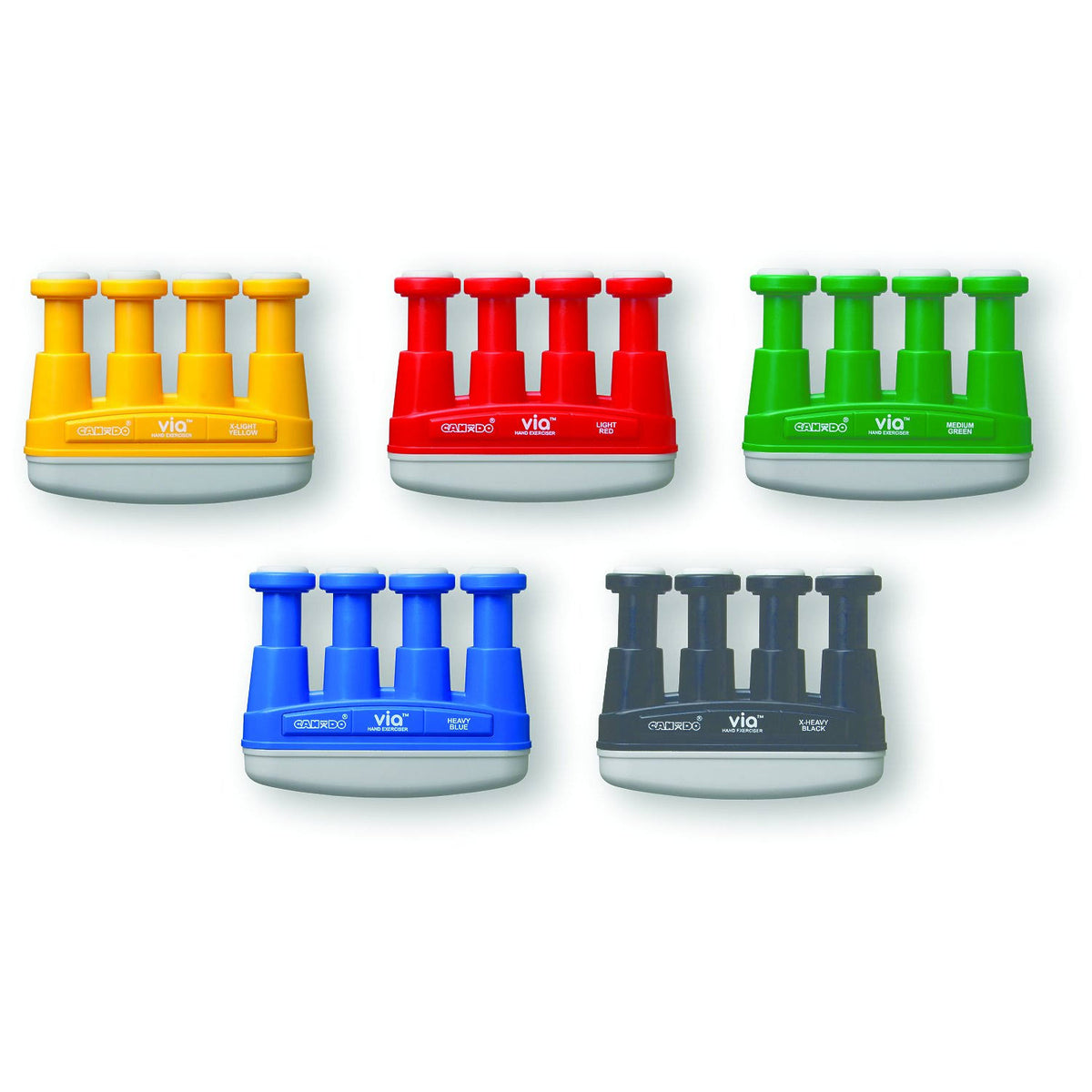 Set of 5 Hand Exerciser with Plastic Rack P29334