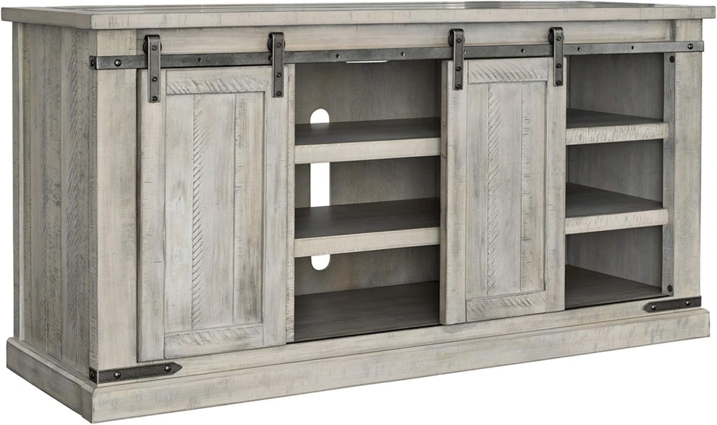 Large TV Stand Whitewash K2707