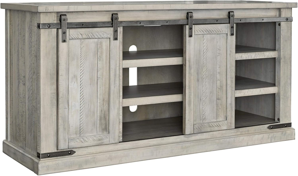 Large TV Stand Whitewash K2707