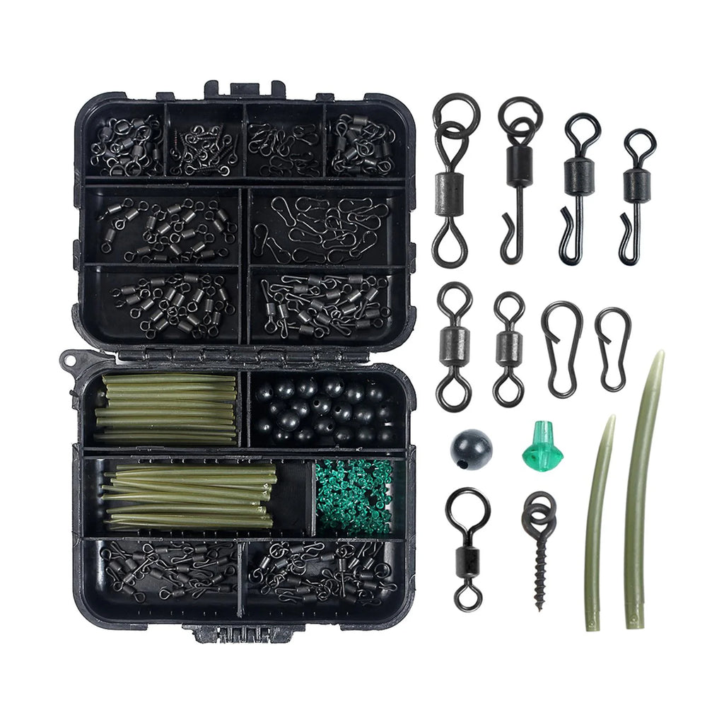 Carp Fishing Rolling Swivels Beads Stopper Accessories D359641