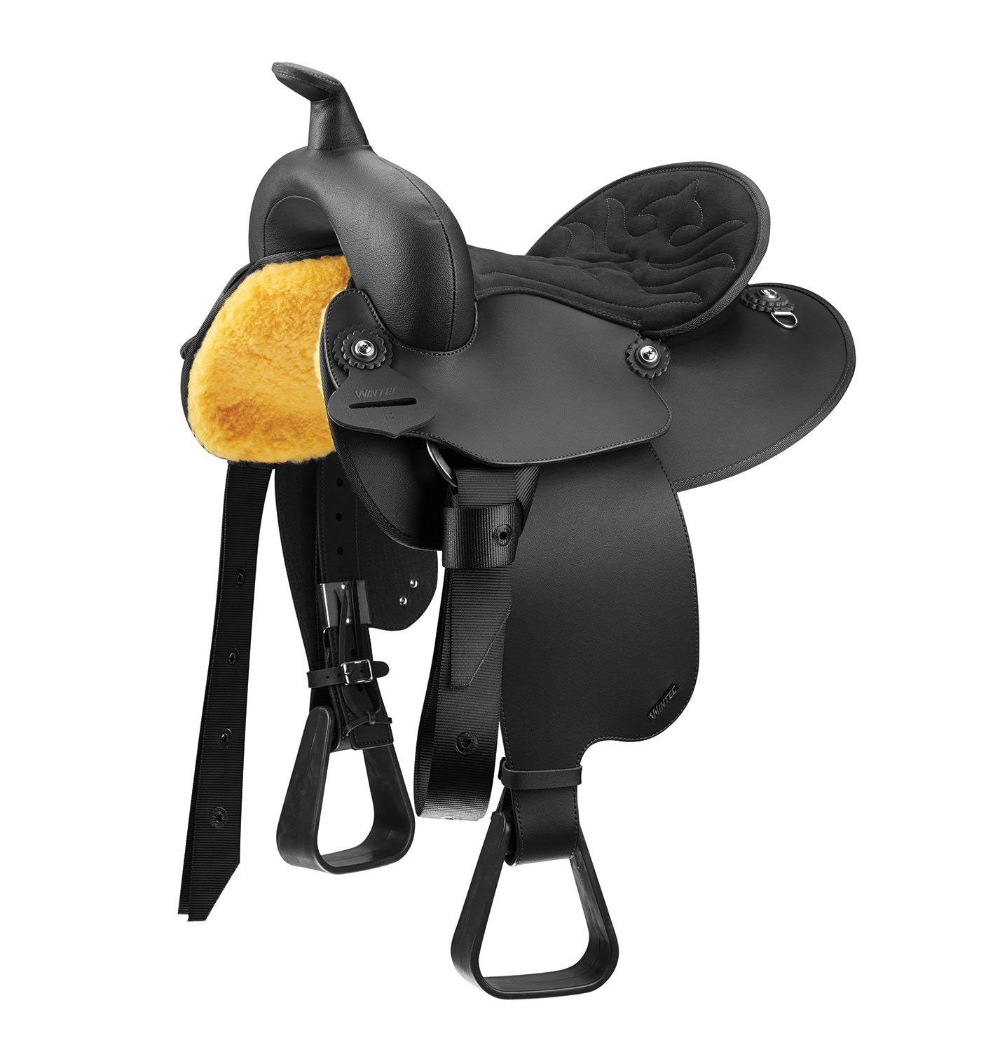 Junior Western All Rounder Saddle Black V73136