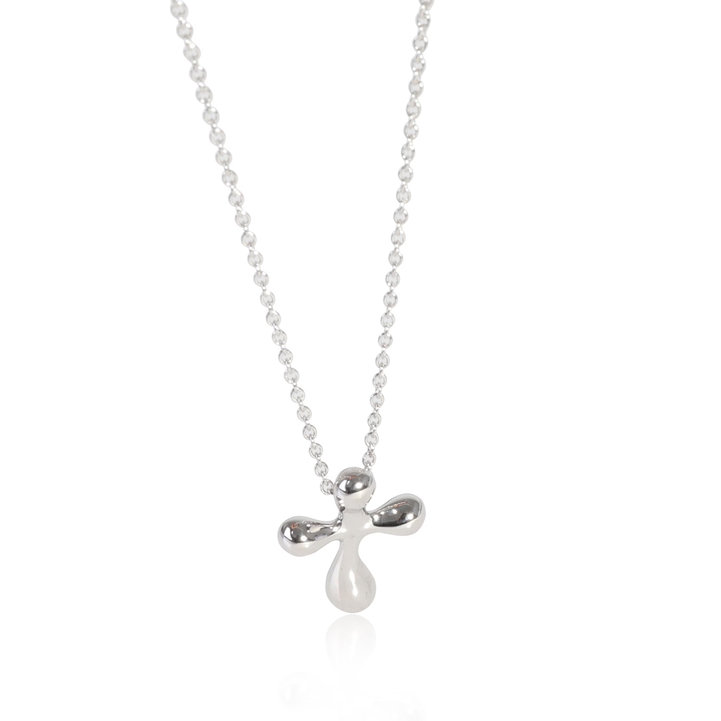 Platinum Cross Pendant on a Chain I973867