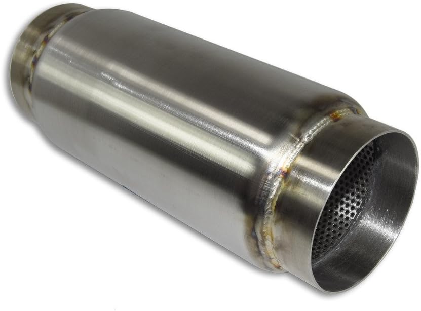 3.5” X 8" Stainless Bullet Race Muffler K799