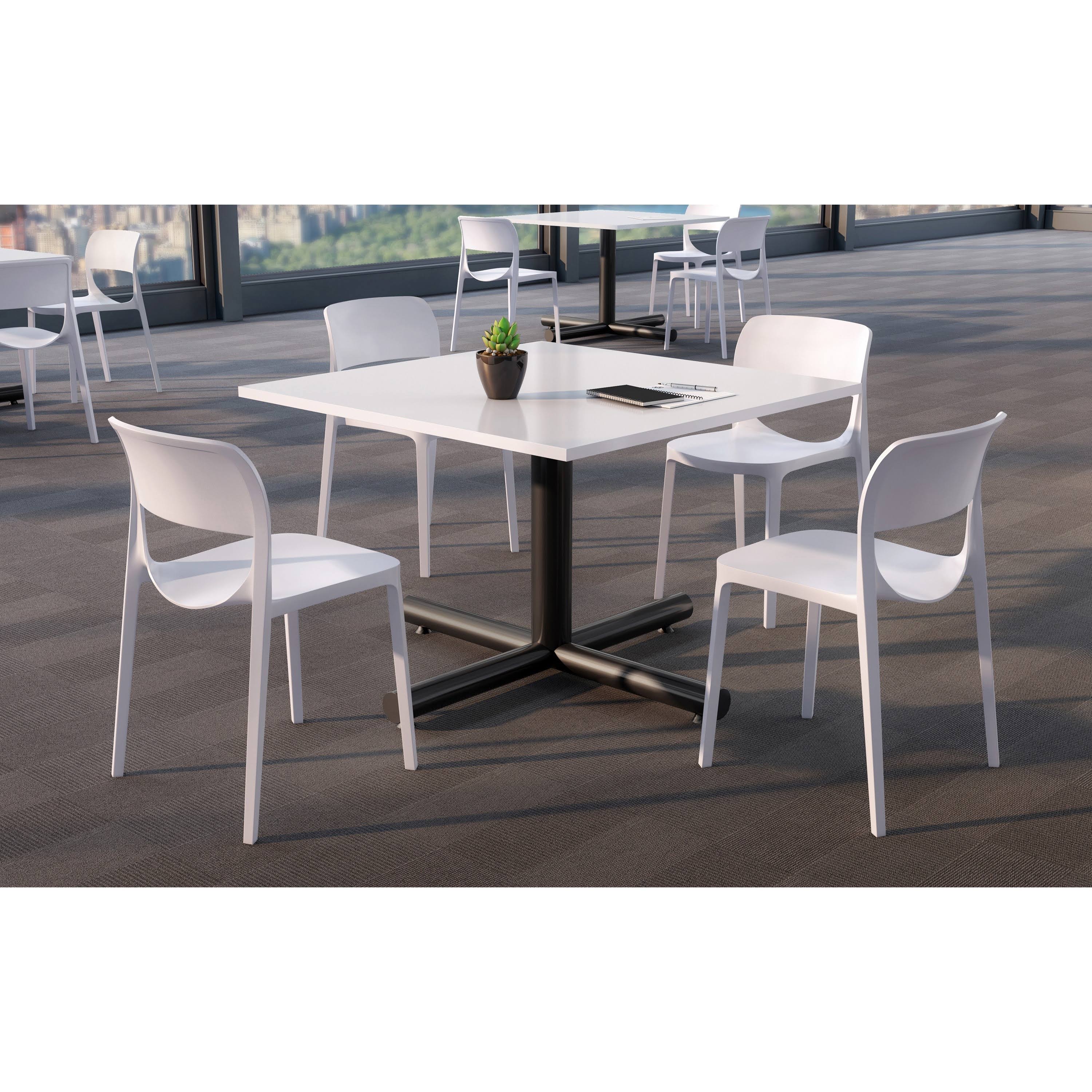 White Laminate Square Tabletop G71499