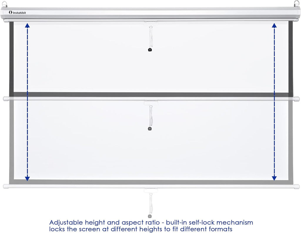 72" 16:9 Manual Pull Down Projector Screen B27847