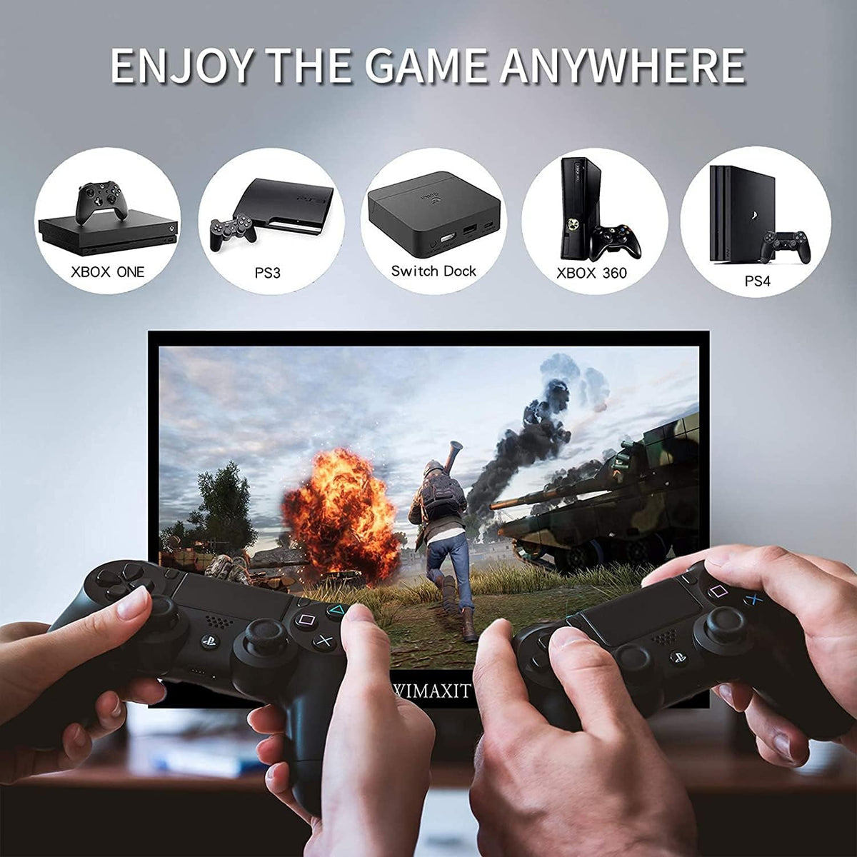 14inch Portable Touch Monitor 1920x1080 FHD External Display with Mini HDMI Input/USB-C Port/3.5mm Audio Out/Cover Stand B4422