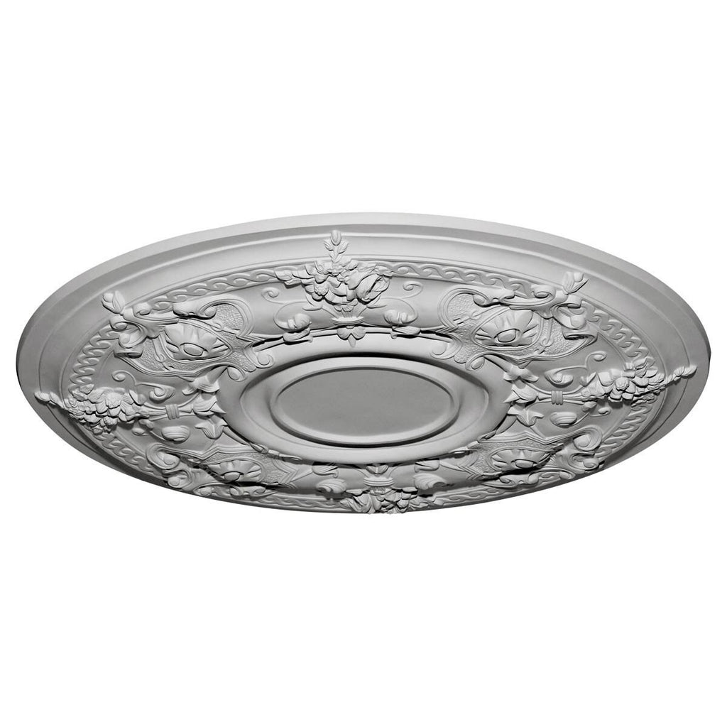 29 1/4x22OD x 2x22P Hand-Painted Bronze Ceiling Medallion G889102