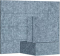 12 x 12 x 0.3 Inches Pack of 20 Sound Absorbing Panels Gray F406