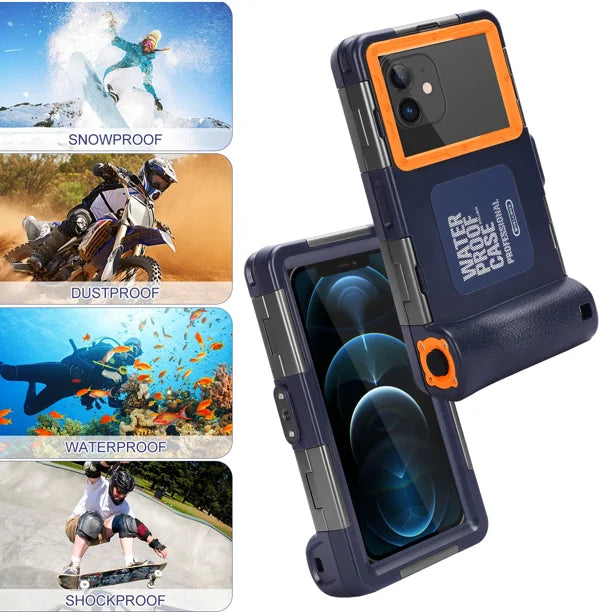 Waterproof Protective Case for Phones Up to 6.9 Inch H2907