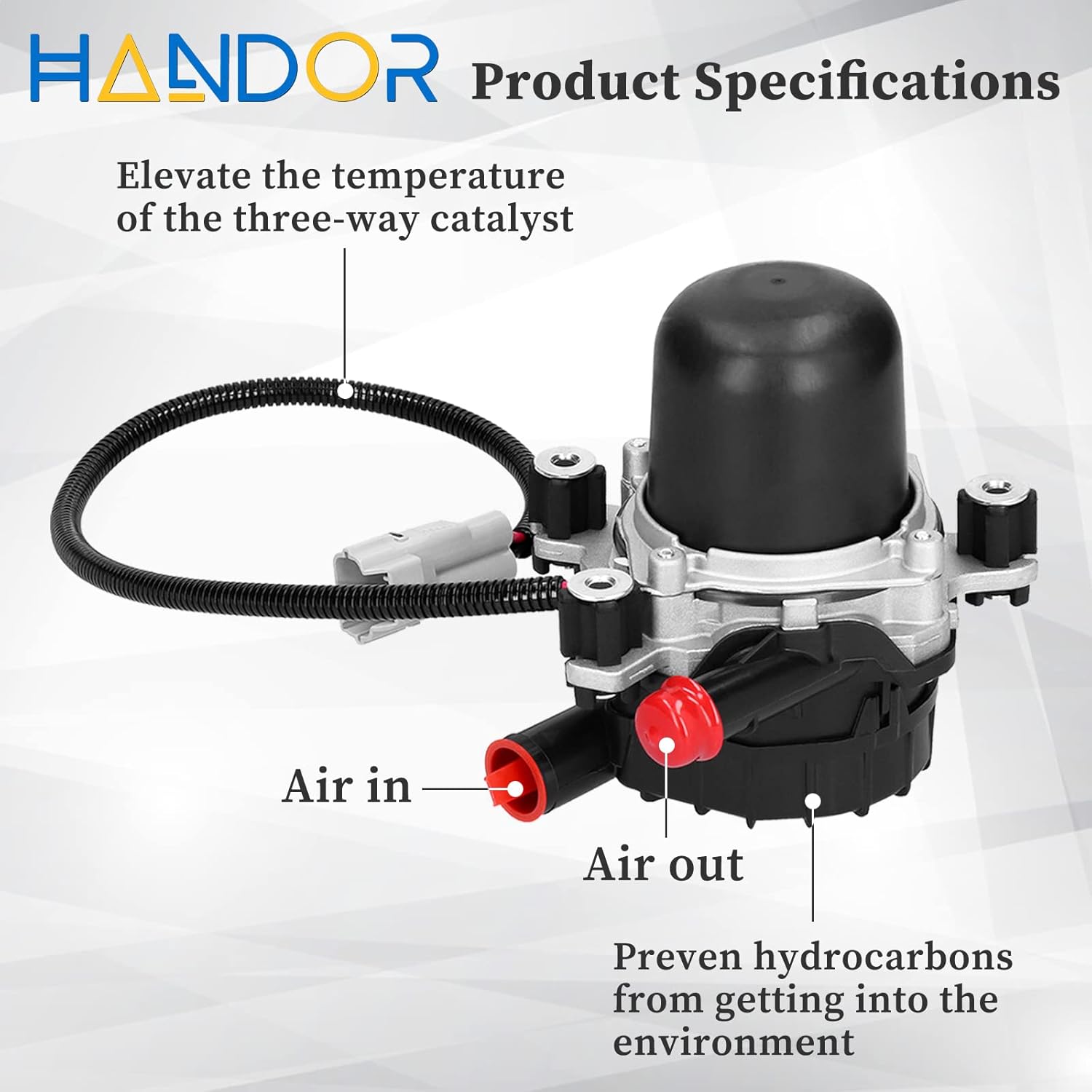 Pair Secondary Air Injection Pump for Lexus LX570 Toyota Land Cruiser Sequoia Tundra 4.6L 4.7L 5.7L V8 H1246