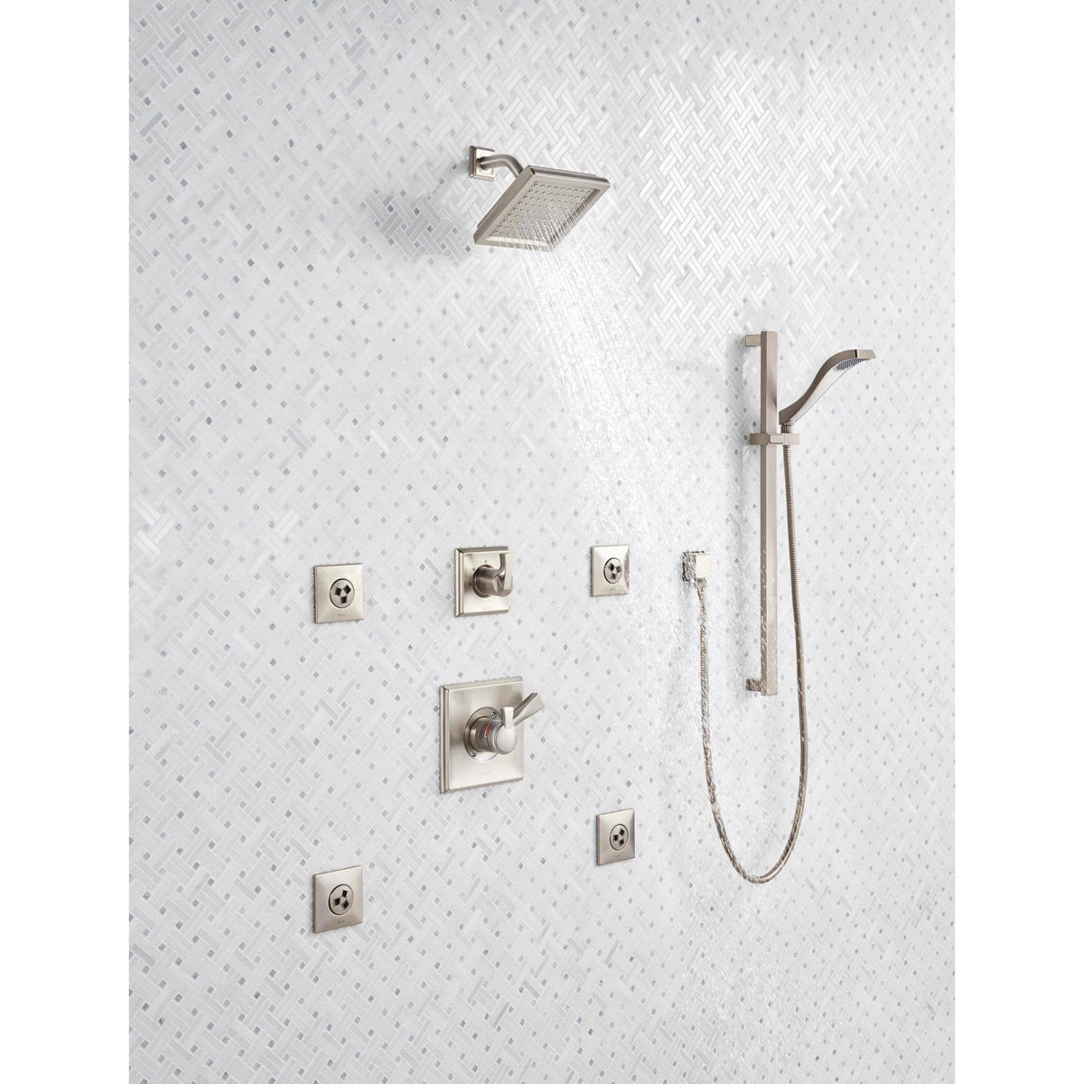 Stainless 2-Port Diverter Trim V91976