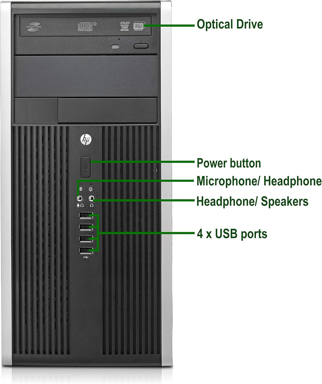 Intel Core i5 3.20GHz 16GB Ram 256GB M.2 SSD 2TB Hard Drive Desktop PC E226