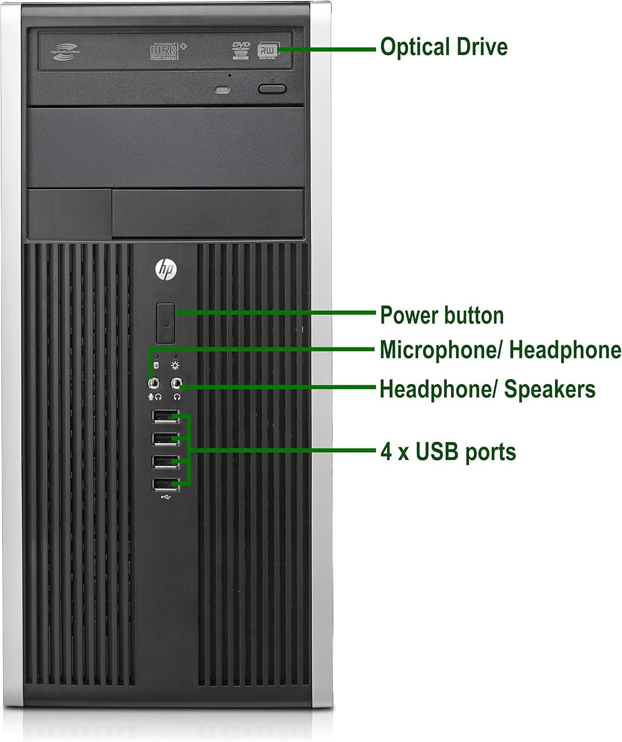 Intel Core i5 3.20GHz 16GB Ram 256GB M.2 SSD 2TB Hard Drive Desktop PC E226