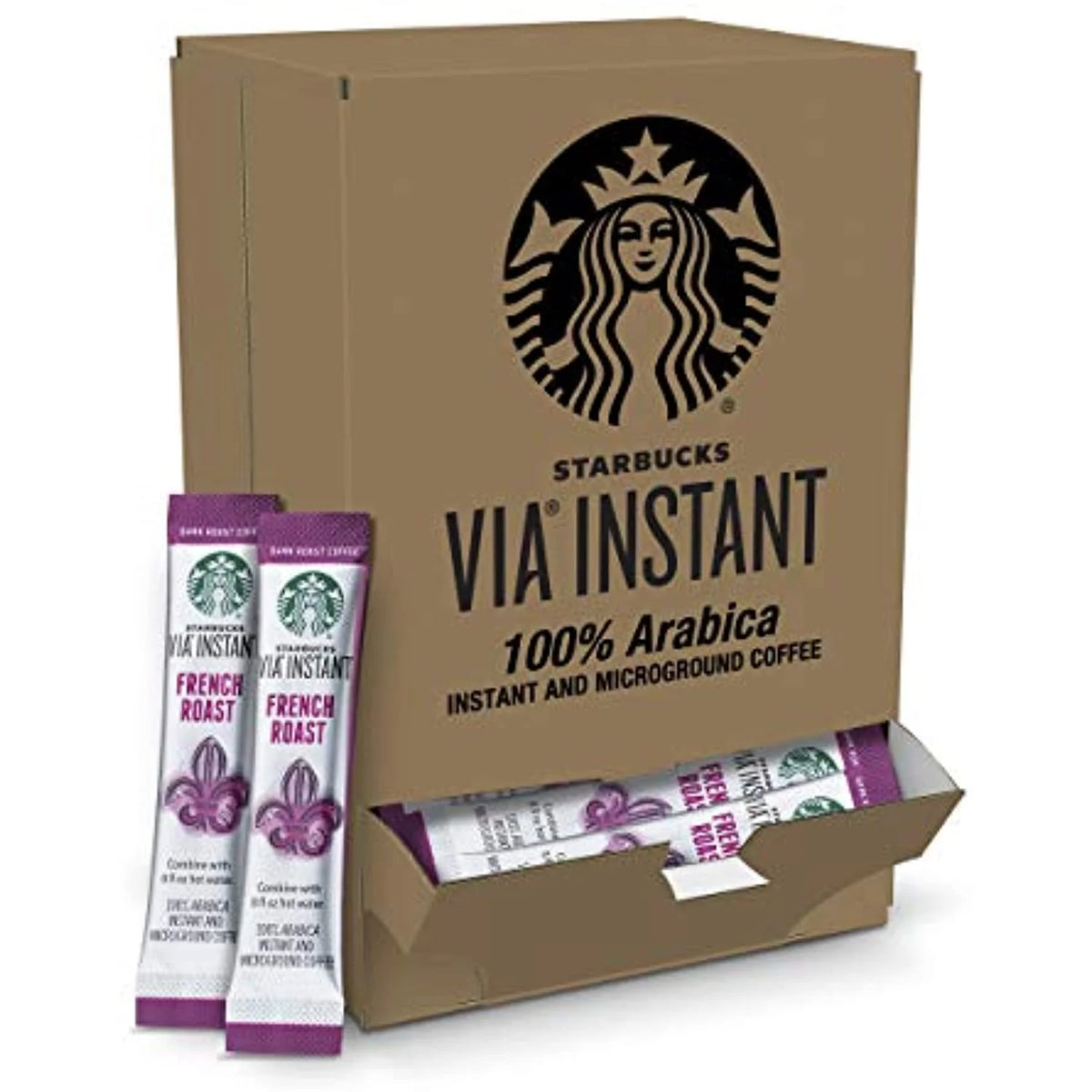 French Roast Instant Coffee 50 Count G192987