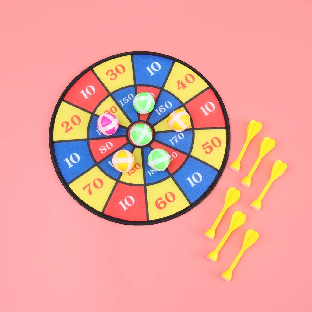 Flocking Dart Board with 4pcs Darts Dartboard Set N768