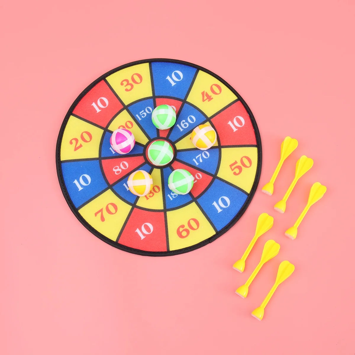 Flocking Dart Board with 4pcs Darts Dartboard Set N768