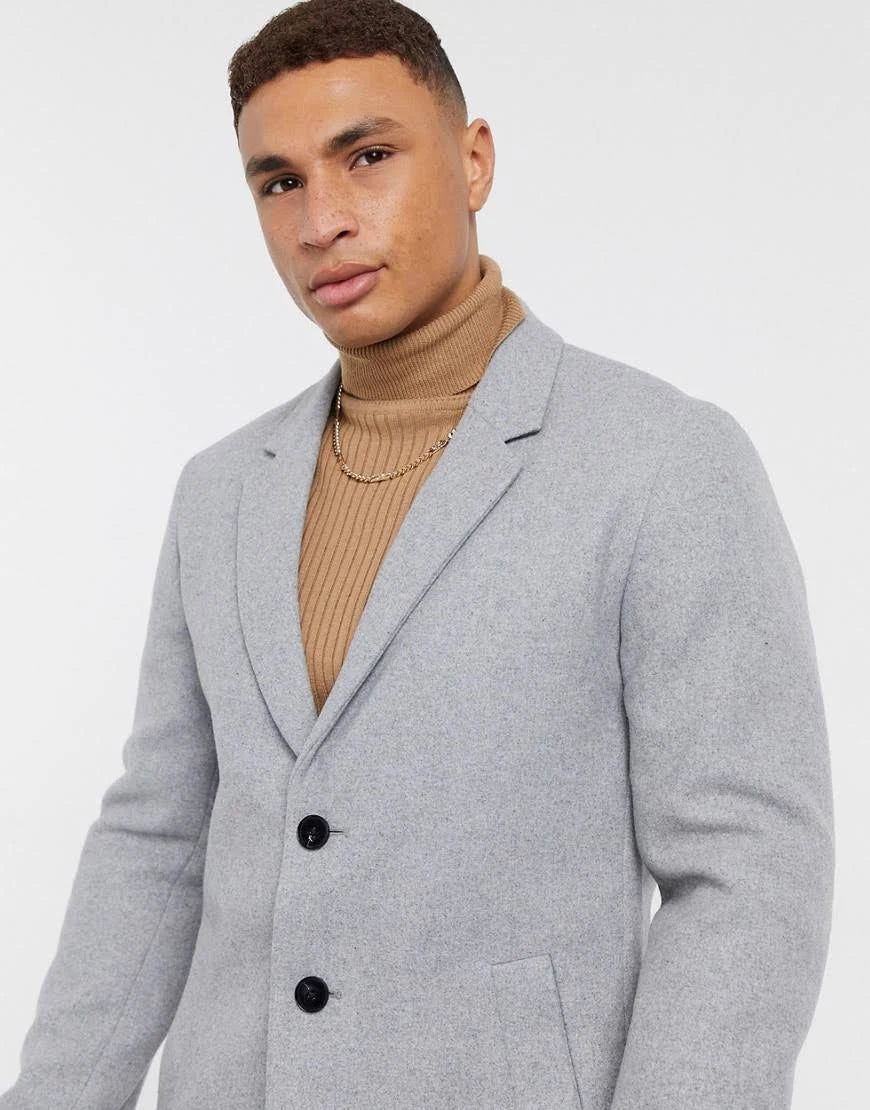 Light Gray Overcoat S65627