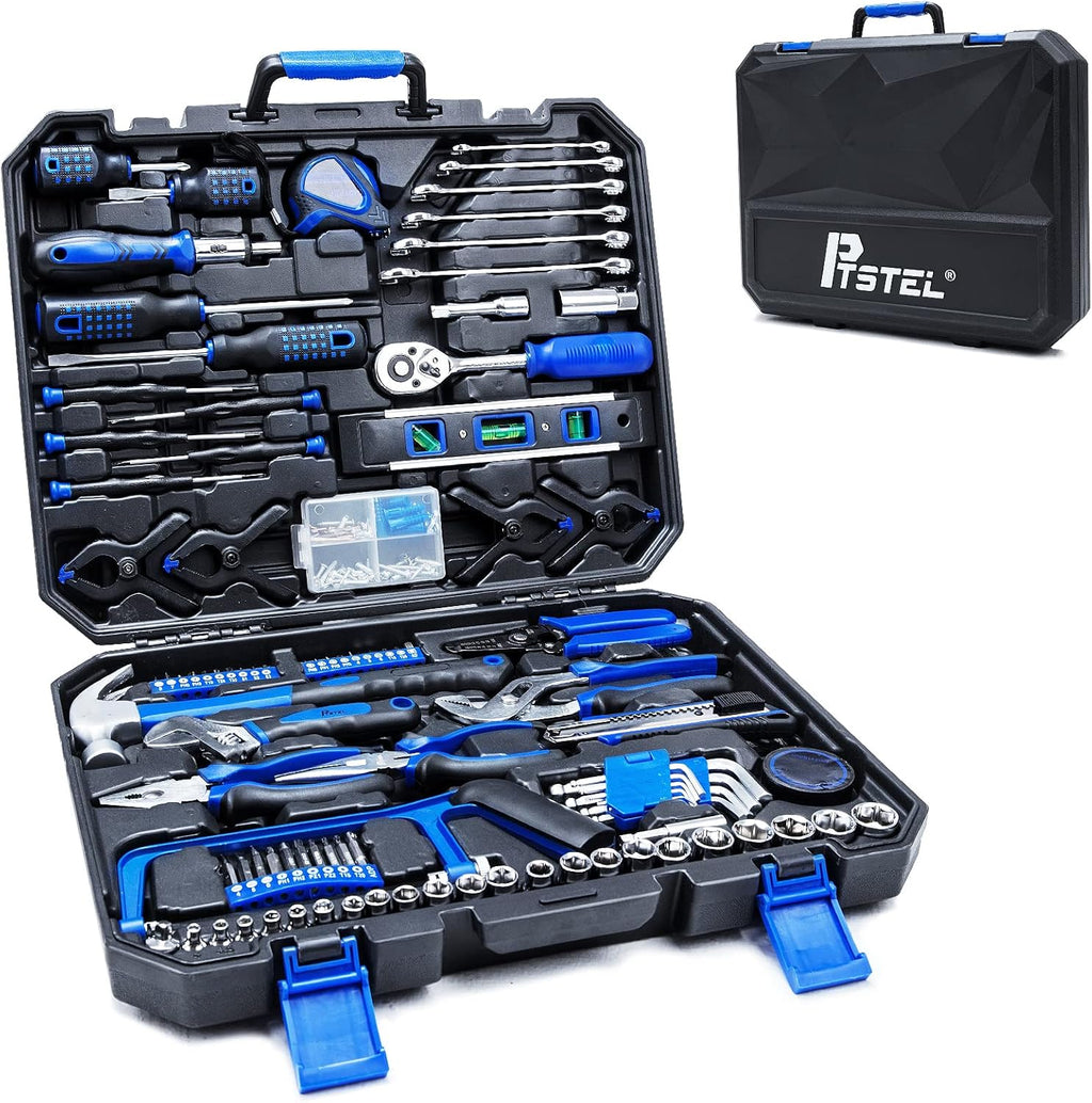 179 Piece General Household Hand Tool Set with Carrying Tool Box J580634