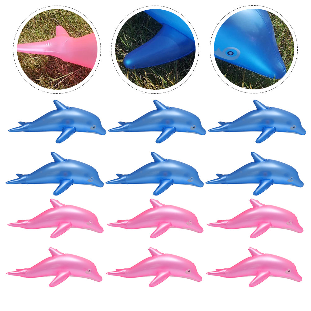 12pcs Pvc Inflatable Dolphin Toys Outdoor Toys G208