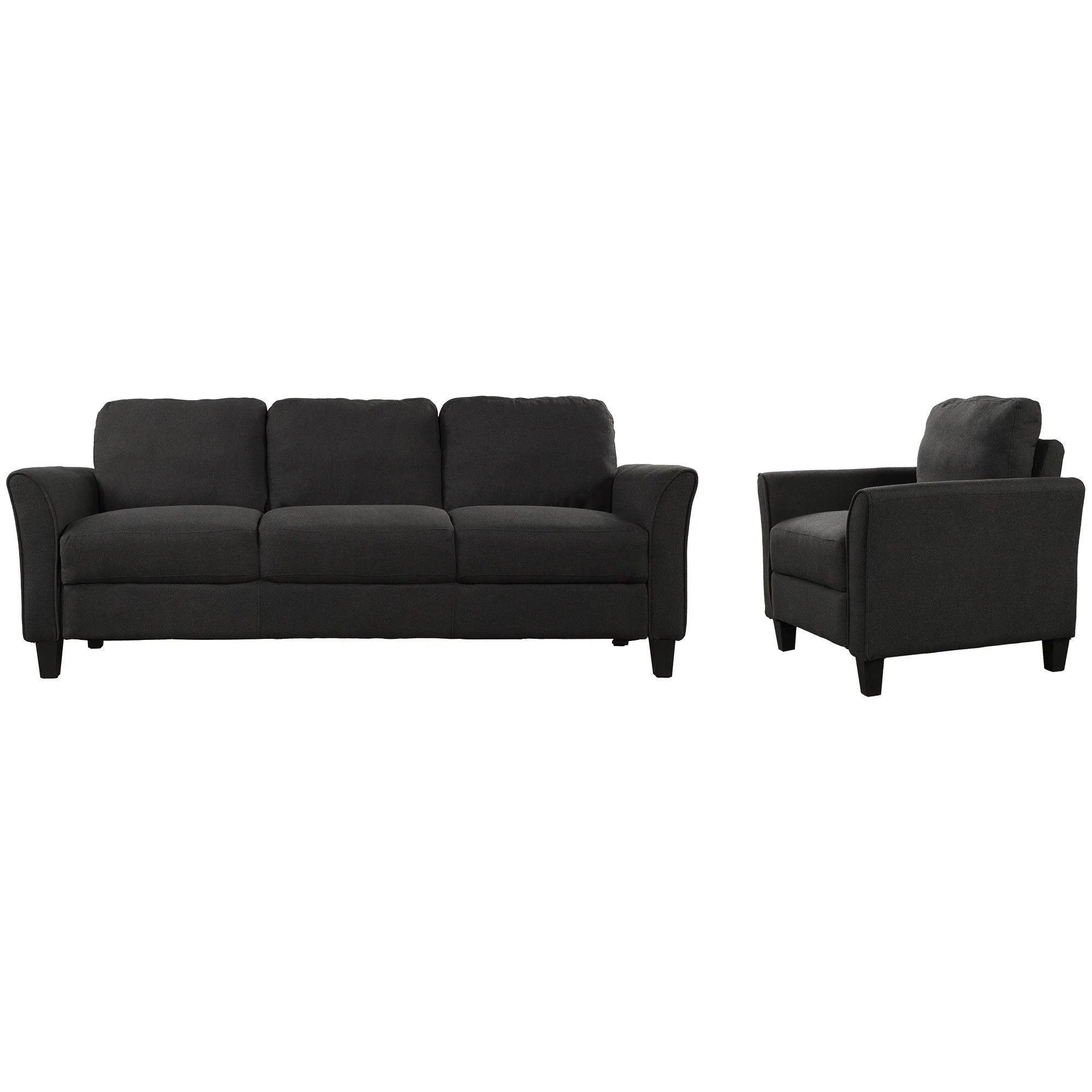 3 Pieces Polyester-blend Sofa Set A16772