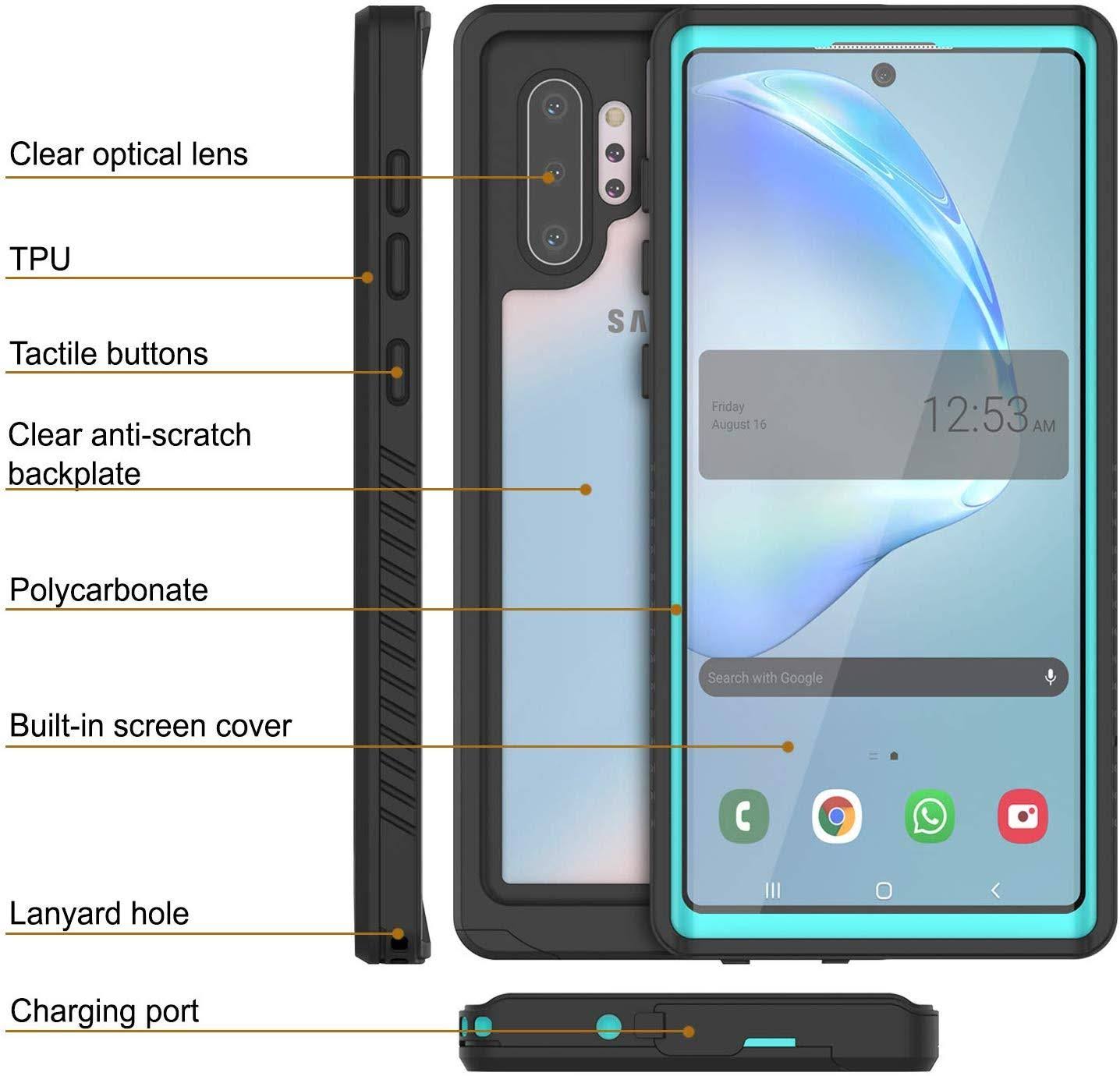 Teal Armor Case with Built in Screen Protector Z5415